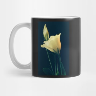 White Lisianthus the Tender Perennial Flower of Gentleness Mug